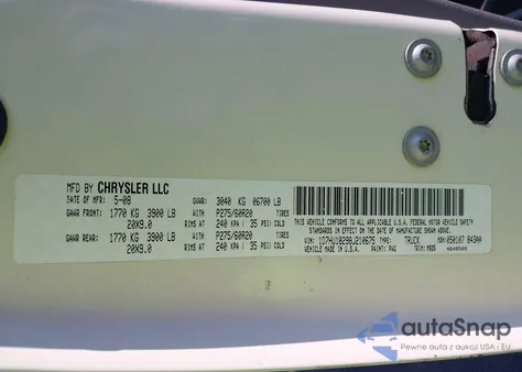 2008 Dodge Ram 1500 Slt из США, поврежденный, VIN 1D7HU18298J210675